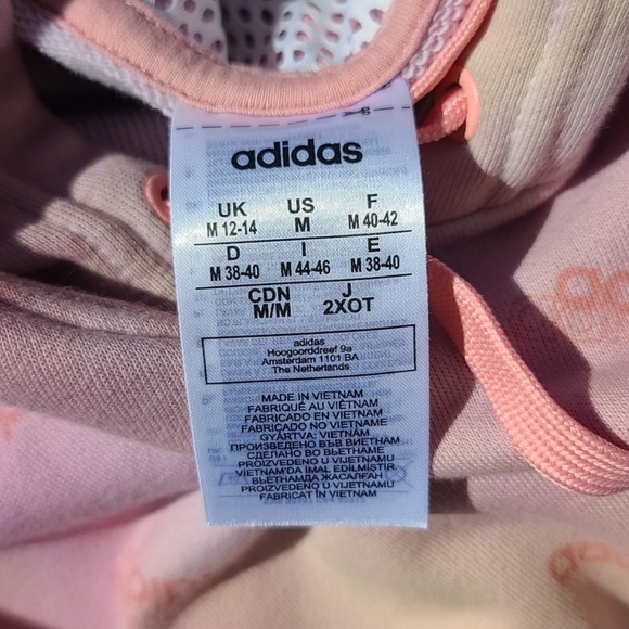 Custom washed up pastel ADIDAS HOODIE - Picture 7 of 8